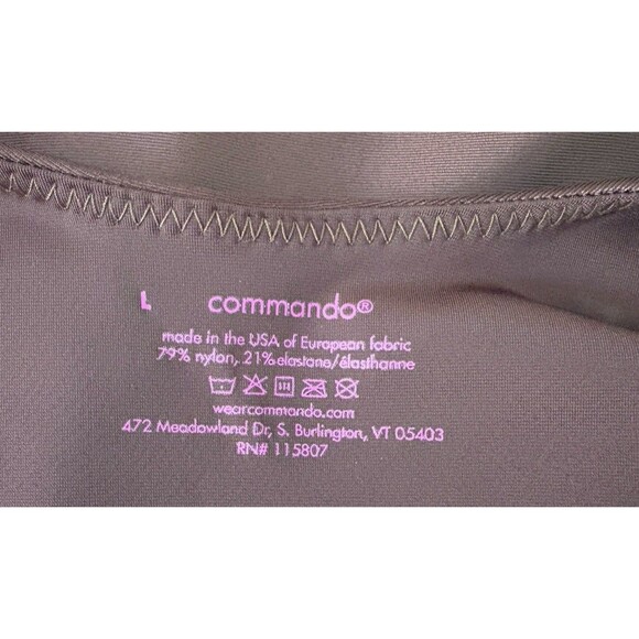 New! Commando Matte Metallic Hi Cut Sleeveless Tank Bodysuit Women's Lg Copper - Picture 6 of 13